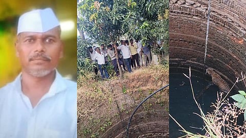 Nashik Leopard Attack : सिन्नरमध्ये बिबट्याचा थरार! जेवण करत असलेल्या शेतकऱ्यावर हल्ला; विहिरीत पडून मृत्यू