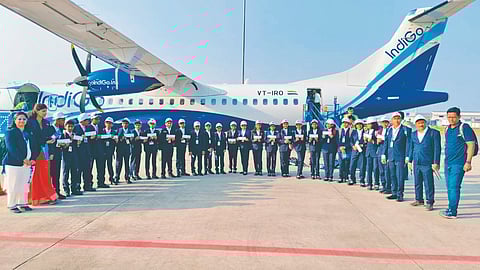 Municipal school students ISRO visit