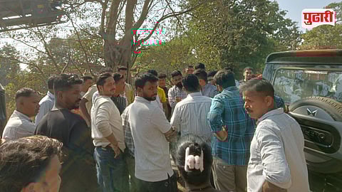 Udva Sanjan highway farmer protest