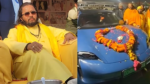 Prayagraj Magha Mela| पोर्शे कारचा 'थाट' असणारे सतुआ बाबा कोण? प्रयागराजच्या माघ मेळ्यात वेधले सर्वांचे लक्ष!