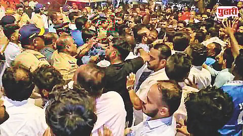 Chambur Shiv Sena election clash