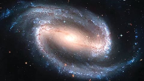 oldest barred spiral galaxy