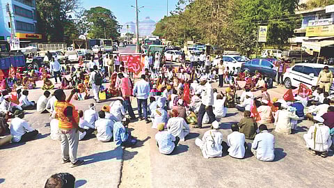 Chandwad Farmers Protest