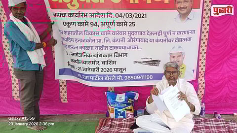 Ram Patil Dorle hunger strike