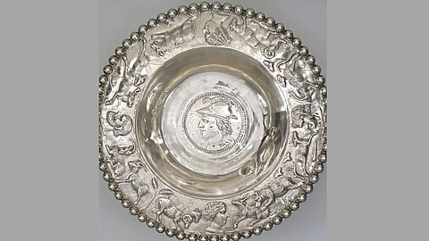 Ancient silver bowl