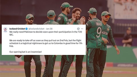 'आइसलँड क्रिकेट'ने पाकिस्तान क्रिकेट बोर्डाची (PCB) फिरकी घेत एक मिश्किल पोस्ट केली आहे