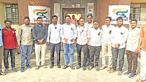 MGNREGA employees strike