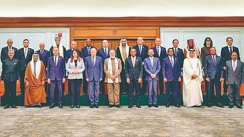 PM Narendra Modi | पश्चिम आशियातील शांततेसाठी अरब राष्ट्रांची भूमिका कौतुकास्पद