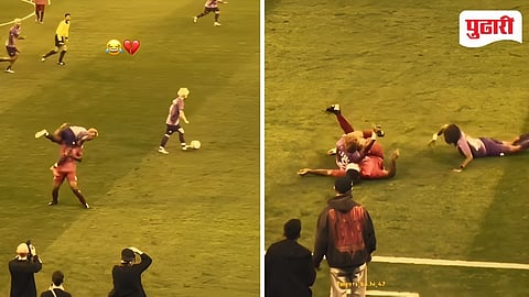 Football Match Change in WWE | कतारमधील फुटबॉल सामना बदलला अचानक WWE रिंगमध्ये!