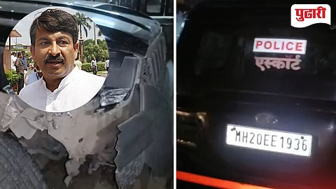 Manoj Tiwari convoy accident