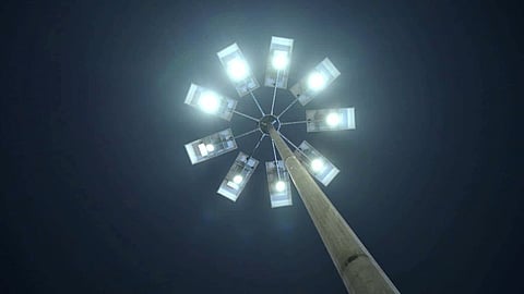 KDMC solar high mast