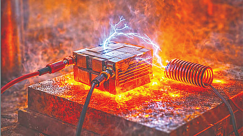 Generate electricity from heat |