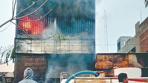 Akluj fire incident