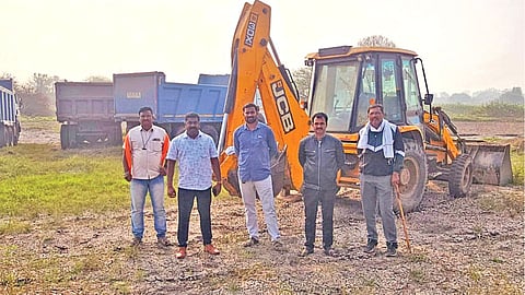 Illegal Sand Mining Seizure
