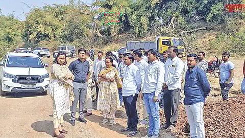 Purna river illegal sand mining