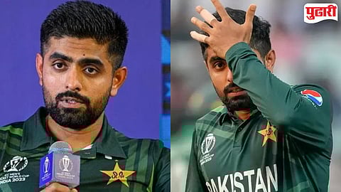 IND vs PAK Pakistan Players Mock Babar Azam in TV Show