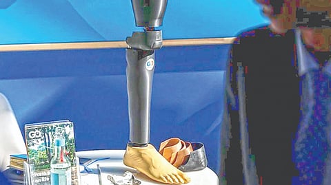 Artificial leg found |
