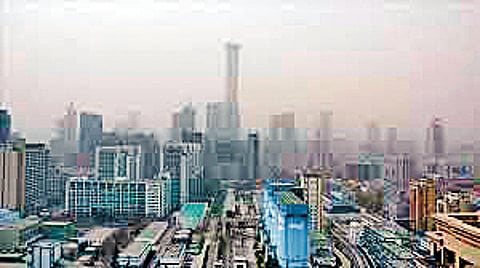 Small city air pollution