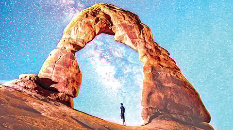 Natural stone arches |