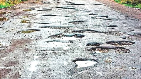 Tuljapur rural roads issue