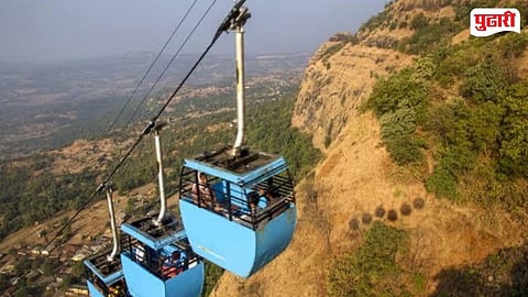 Raigad Fort Ropeway Maintenance