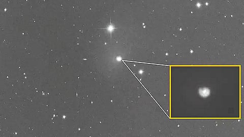 Volcanic Comet Explosion