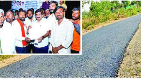 MP solves road issue during sports event