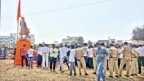 Chhatrapati Sambhaji Maharaj statue
