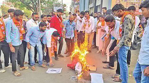 Yuva Sena Protest