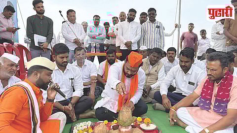 Sangamner Nilwande canal water