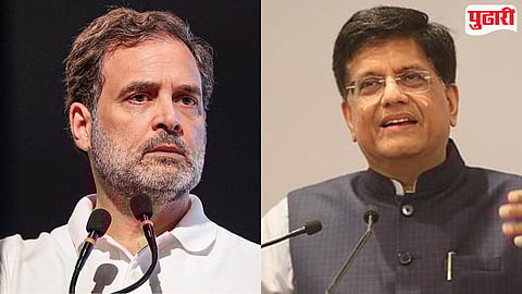 Rahul Gandhi Is a Puppet of Anti India Forces Poster Boy of Negative Politics says Piyush Goyal