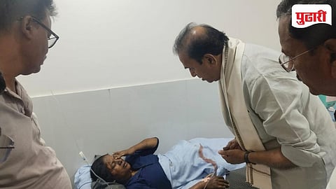 माजी गृहमंत्री अनिल देशमुख यांनी रुग्णालयात जखमींची विचारपूस केली