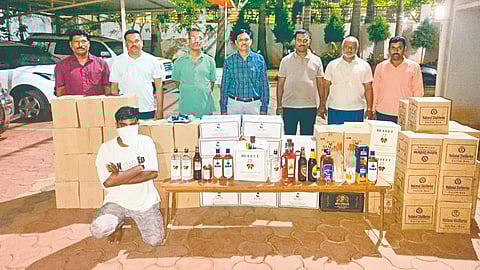 Halga liquor seizure