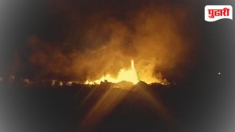 Navi Mumbai Garbage Burning