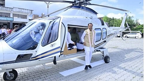 uttar pradesh keshav prasad mauryas helicopter emergency landing