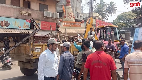 Kagal Nagarparishad Anti-Encroachment Campaign