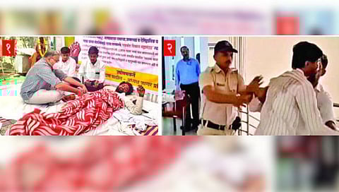 Dharashiv News : गडकोट विकास महामंडळासाठी धाराशिवला आत्मदहनाचा प्रयत्न