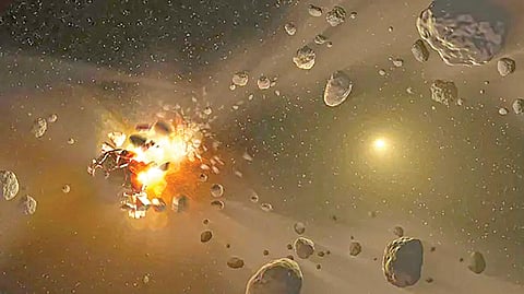 Space biology study microbes |