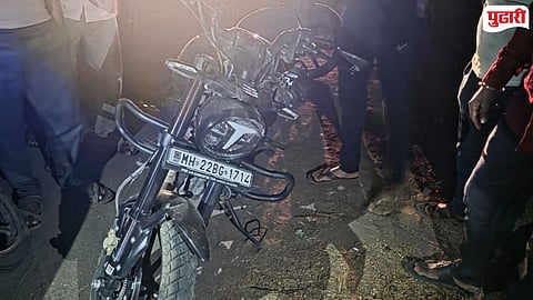 Manwat Pathri Highway Bike Tipper Collision