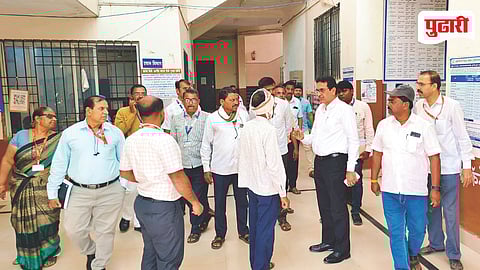 Pathardi Panchayat Samiti Inspection