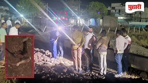 Washim crime | महामार्गाच्या मुरुम भराईत आढळले मानवी शरीराचे तुकडे, वाशिममध्ये खळबळ...