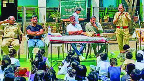 Cyber Crime : 'सायबर क्राईम' बाबत विद्यार्थ्यांत केली जागृती