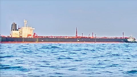 Mangaluru port LPG crude arrival |