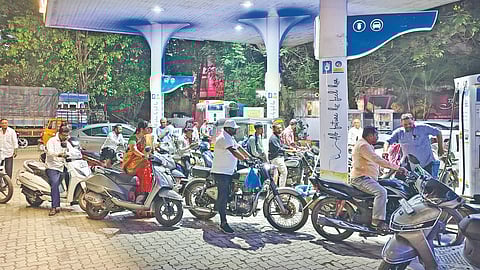 Sangli Petrol shortage rumor