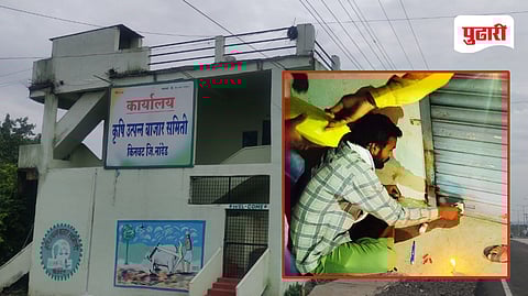 Nanded news | किनवट बाजार समितीचा कारभार चव्हाट्यावर; सोयाबीनचे चुकारे थकल्याने गोदामाला ठोकले सील