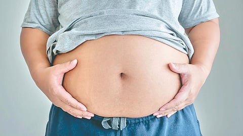 Indian pot belly | भारतीयांचा वाढता पोटाचा घेर...