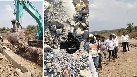 Salewadgaon-Ganeshwadi road bridge corruption