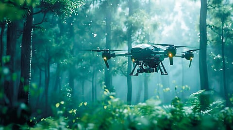 Thermal drone watch |