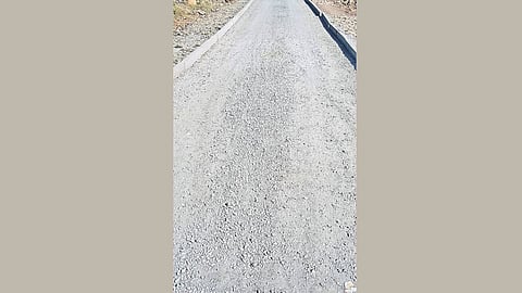 Chikhli Shringeri Devi road poor quality,