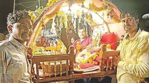 Renuka Devi Palakhi procession Renapur
